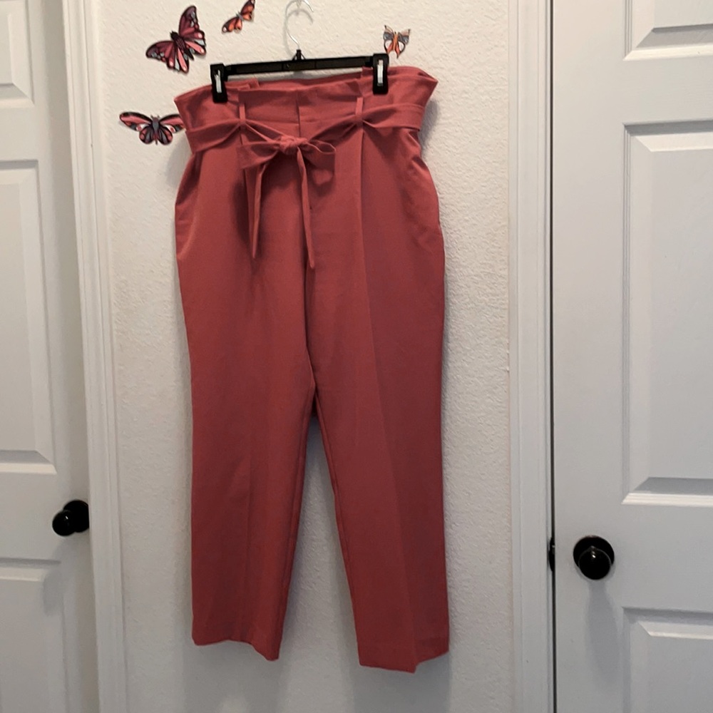 Amazingly soft stretch flattering pink rose pants